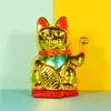 Decoraciones para Coche de Gato Wiggering, Adornos Automáticos Wiggering para Escritorio del Hogar, Caja Registradora, Adornos de Apertura, Regalos Creativos