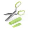 Tijeras para Cebolleta de Acero Inoxidable para Uso en la Cocina del Hogar, Multifuncionales para Cortar Cilantro y Algas Marinas, Aptas para Niños, Portátiles y Listas para Usar