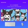 Kuromi Melody Mouse Pad Grande Dibujos Animados Niñas Lindas Oficina Teclado Pad Borde Cerrado Goma Antideslizante Alfombrilla de Mesa