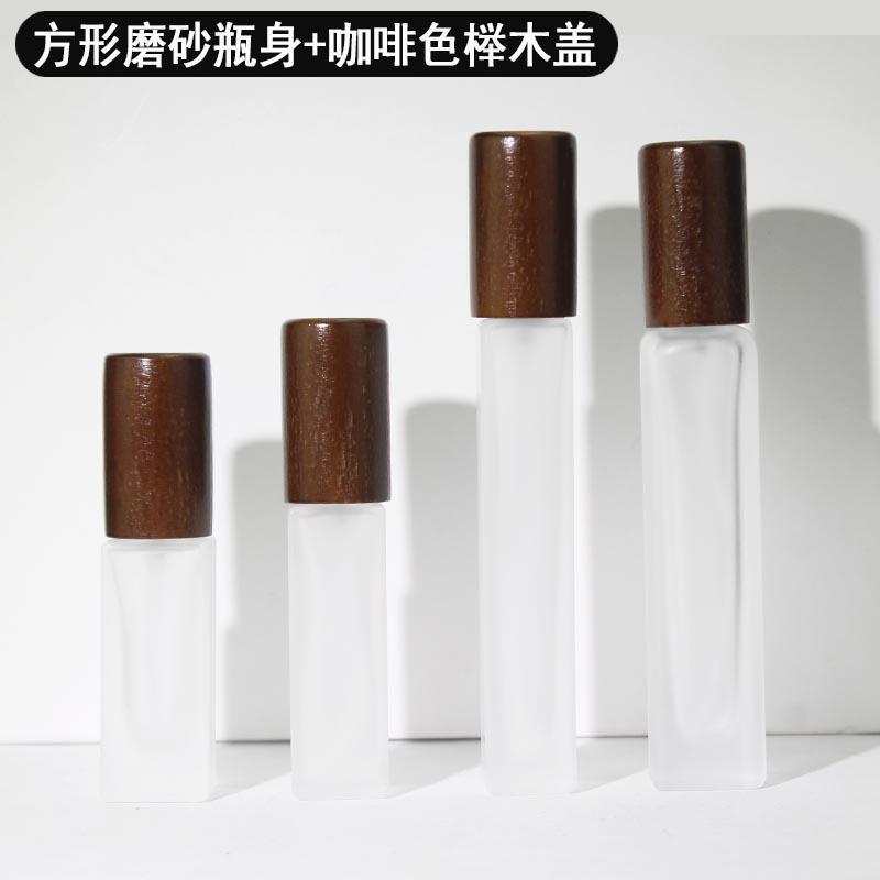 磨砂方瓶咖啡色