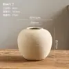 Vaso de Cerâmica Artístico Retrô Sala de Estar Arranjo de Flores Hidropônicas Jarra de Grés Estilo Antigo Velho Áspero Wabi-Sabi Ornamentos Decorativos