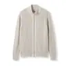 Lujo Ligero Normcore Algodón Lavado Otoño e Invierno Chaqueta de Punto Cálida Estilo Old Money para Hombre 10039