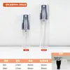 En stock de fábrica botella de perfume de 10 ml 5 ml botella pulverizadora de aluminio anodizado de cobertura total botella secundaria para tónico