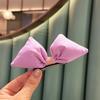 Tienda de Fábrica Nuevo Accesorios para el Cabello de Niños al por Mayor Lazo de Raya Color Macaron Pasador para el Cabello para Niños Clip Superior Orejas
