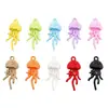 Colección de Colgantes Esmaltados de Medusa Oceánica Cadena para Teléfono DIY Pendientes Collar Pulsera Accesorios de Joyería Coloridos