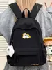 Mochila Estilo Coreano Harajuku para Estudiante de Preparatoria de Campus con Bordado de Caballo del Año Zodiacal, Mochila Casual Sencilla de Moda