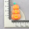 Desenho Animado Halloween DIY Joias Pingente Pequeno Acessórios de Cabelo Chaveiro Fantasma Abóbora Acessórios de Resina Buraco DIY Fivela de Sapato