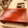 Envío Gratis Mesa Pequeña de Cama de Madera de Olmo Viejo, Mesa de Café Minimalista Estilo Zen Tatami, Mesa Baja de Té para el Hogar de Madera Maciza para Ventana Abuhardillada, Mesa de Cama
