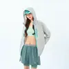 Ropa de Protección Solar Dopamina Estilo Montaña para Mujer, Ropa de Hielo Transpirable para Verano, Venta al por Mayor para Deportes al Aire Libre, Ropa de Protección Solar para Pareja para Hombre