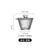 Juego de té de cristal de estilo japonés, juego de té ligero de lujo para el hogar, taza de té Kung Fu, tazón de alta gama, tetera para oficina