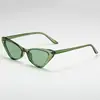 Gafas de Sol Cat-Eye para Mujer, Nuevo Estilo Europeo y Americano, Modernas Retro Marco Pequeño Gafas Transfronterizas, Elegantes Protección UV