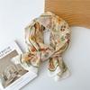 Bufanda Larga Nueva para Mujer Primavera y Otoño Delgada Combinable Estilo Coreano Moda de Verano Bufanda Combinable Bufanda Decorativa Ligera
