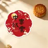 Etiquetas colgantes para el Festival de Medio Otoño, con hermosas flores y una luna llena, para cajas de regalo de pasteles de luna, frutas y flores frescas; etiquetas colgantes decorativas; Etiquetas colgantes personalizadas para el Festival de Medio Otoño en varias formas