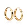 Moda personalidad popular metal grueso redondo Aretes de mujer aretes joyería transfronteriza C0129