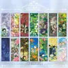 [Marcador de Livro Mercadoria da História de Guerra de Lu Xiaohei 2] 48 Peças da Série Flor e Poesia Estética Cartoon Bidimensional Lembranças Colecionáveis