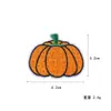 Parches Bordados Qiansheng Tema Halloween Calabaza Colorida Bordada para Ropa, Sombreros, Bolsas, Parches Decorativos Termoadhesivos Venta al por Mayor