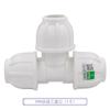 Conector Rápido PE 20 Codo en T de 4 Vías Ppr/Válvula de Bola Accesorios de Montaje de Reparación Rápida Conexión Directa Accesorios para Tuberías de Agua Ppr