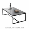 Mesa de centro para sala de estar, design simples e moderno, adequada para apartamentos pequenos e imóveis alugados, também ideal para uso como mesa de chá em um home office ou ambiente comercial.
