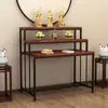 Altar doméstico Guanyin Deus da Riqueza altar de mesa armário Buda mesa de incenso mesa de tributo novo estilo chinês mesa de incenso mesa de oferendas