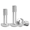 Tornillos No Extraíbles M2 M2.5 M3-M8 Acero Inoxidable 304 Cabeza Plana Phillips Cabeza Redonda Tornillos No Extraíbles Rosca Parcial