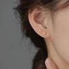 2022 nuevos pendientes sencillos de flor pequeña con forma de botón para mujer, bonitos pendientes de perforación en la oreja, pendientes pequeños de nicho de alta calidad