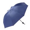 Sombrilla Automática de Ocho Varillas, Recubrimiento Negro de Protección Solar, Doble Uso para Sol y Lluvia, Sombrilla Plegable, Sombrilla Publicitaria con Logo Personalizado al por Mayor
