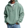 Primavera/Otoño 2026 Nueva Estación Independiente de Amazon Moda Deportiva Marca de Tendencia Sudadera con Capucha de Punto Waffle para Hombre