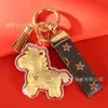 Chaveiro de Ouro Puro 999 Fique Rico Imediatamente Caixa de Presente Pingente de Bolsa Dourada Pingente de Corrente para Celular Presente para Namorada