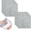 Paño para platos de alambre plateado engrosado de doble capa, paño de limpieza de cocina de alambre de acero, antiadherente al aceite, alambre metálico, paño para fregar ollas, fácil de limpiar