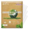 Bolsas de Papel Kraft tipo sobre, Hojas para Lavandería Color Rosa, Papel Burbuja Concentrado con Aroma Floral OEM, Hojas de Limpieza a Base de Agua, Etiqueta Privada Personalizada