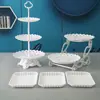 Suporte de mesa para sobremesas, pratos, expositores, enfeites, bandeja para lanches e frutas, decoração de casamento, mesa de centro para sala de estar, prato de frutas personalizado