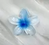 Grampo de Cabelo Flor Plumeria de Fornecimento Transfronteiriço, Cor Degradê, Acessório de Cabelo da Moda para Feriados Femininos, Venda Quente, para Penteados Updo, Presilha Jacaré