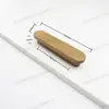 Manija de Madera Maciza Estilo Nuevo Chino Nórdico para Armario de Sala de Estar y Zapatero, Manija en T de Nogal Importado para Cajón de Dormitorio