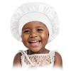 Gorro de Noche de Satén para Niños para Dormir, Lindo Gorro para el Cabello con Elástico para Niñas con Cabello Rizado, Gorro de Noche para Niños de Seda Imitada de Banda Ancha