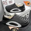 Chinelos de Algodão Plus Size para Homens no Inverno, Forrados com Lã para Aquecimento, Solas Macias, Chinelos de Lã Integrados para Casais, Sapatos Casuais de Algodão