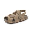 Sandalias Casuales de Suela Gruesa para Niñas que Aumentan la Altura, Sandalias de Dedo para Niñas, Moda Primavera y Verano, Calzado Exterior Cómodo con Velcro, Zapatos Boken para Niños