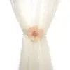 Abrazaderas para Cortinas, Joyería de Flor de Cristal Magnética sin Perforaciones, Hilos para Cortinas, Accesorios Decorativos Creativos de Lujo Accesible, Cortinas Nuevas