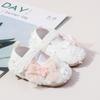 Novos Sapatos de Bebê Pétala de Primavera e Verão Velcro Sola de Borracha Antiderrapante Sapatos para Criança de 0-1 Ano Sapatos de Bebê