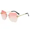 Nuevas Gafas de Sol de Estilo Callejero de Verano, Versión Coreana, Retro, Montura Grande Única con Forma de Mariposa, Adelgazantes, Gafas de Sol con Protección Solar Degradada, Gama Alta