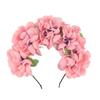 Diadema de Flor de Peonía Artificial Estilo Nuevo Europeo y Americano Transfronteriza Corona de Halloween Adorno para la Cabeza Accesorio para el Cabello de Fiesta de Boda Hebilla para la Cabeza para Mujeres