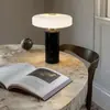 Lámpara de Mesa Recargable Portátil Ambiance de Mármol para Viajes Daneses, para Dormitorio, Mesita de Noche, Sala de Estar, Comedor, Computadora, Iluminación de Mesa en Nicho