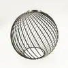 Carcasa de lámpara de viento industrial con patrón de espiral de alambre de hierro, iluminación esférica, ovalada, cilíndrica, con botón simple, fabricada directamente de fábrica