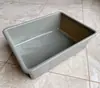 Caja de Coloración para el Cabello Tortuga Negro Blanco Caja de Plástico Vista Trasera Juguete Guppy Almacenamiento Cesta para Medicinas Caja Organizadora Caja de Herramientas