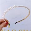 Faixa de Cabelo Nova com Pérolas Mais Vendida para Mulheres, Presilha de Cabelo Versátil da Moda, Acessório de Cabelo Simples e Elegante, Faixa Larga para Venda por Atacado