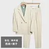 Traje Casual Japonês Fluido para Homens, Blazer Casual Elegante e Moderno Estilo Coreano, Solto para Primavera e Outono
