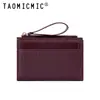 Amazon Transfronterizo para Mujer 80% de descuento Cartera Pequeña de Gran Capacidad con Cremallera Simple Correa de Muñeca Portatarjetas de Mano Cartera