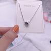 Collar de Plata 925 para Mujer Diseño Nicho de Lujo Ligero Cadena Clavicular Estilo Frío Ins Colgante Nuevo Estilo 2021