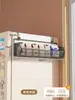 Estante de Almacenamiento para Refrigerador, Cesta Lateral de Almacenamiento, Estante Colgante de Gancho para Cocina sin Taladro, Estante de Almacenamiento en Capas Montado en la Pared