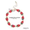 Llavero de cereza transfronterizo, llavero de coche exquisito, accesorio colgante de moda multicolor para bolso de mujer