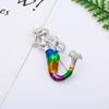Criativo embutido broche de pérola animal dos desenhos animados pin gota de óleo liga pequeno corpete fresco senhoras fabricantes de jóias